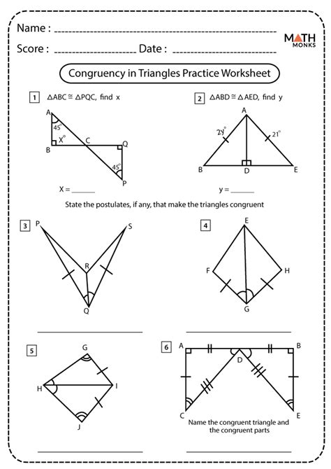 Prove triangle congruence (practice) .